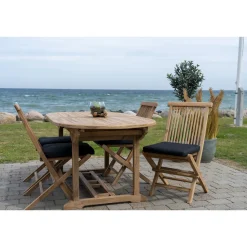 Stół rozkładany Salamanca 90/180-240cm tekowy