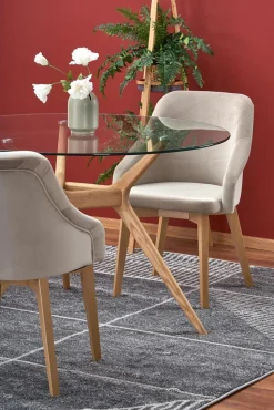 Stół Sharone transparentny/naturalny