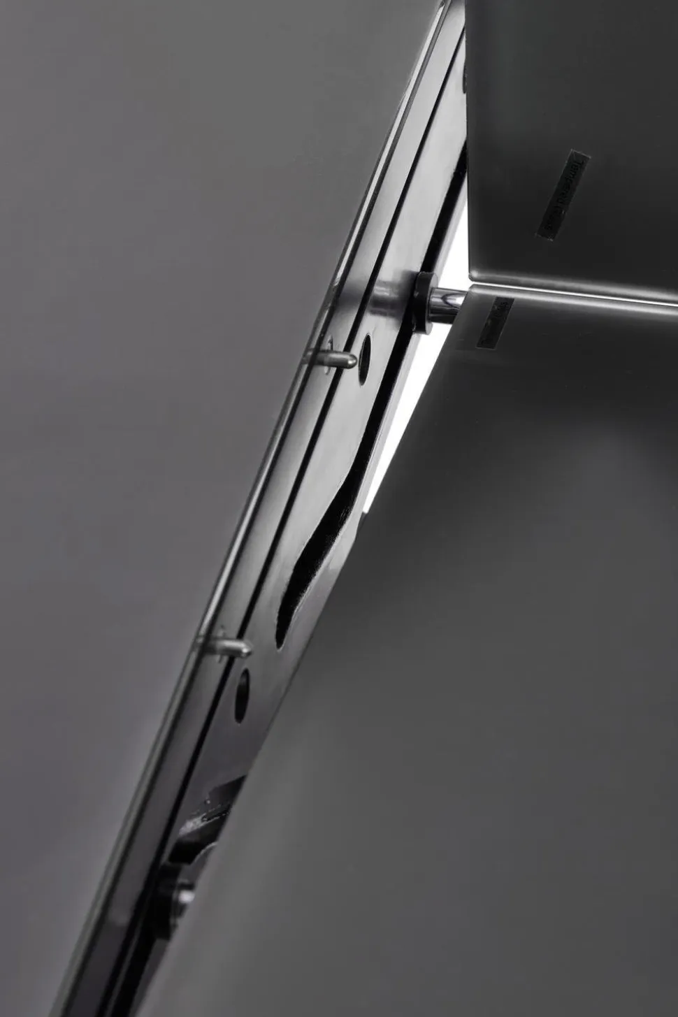 Stół Siles rozkładany szary/czarny