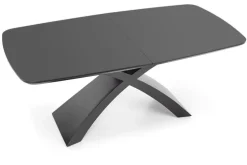 Stół Siles rozkładany szary/czarny
