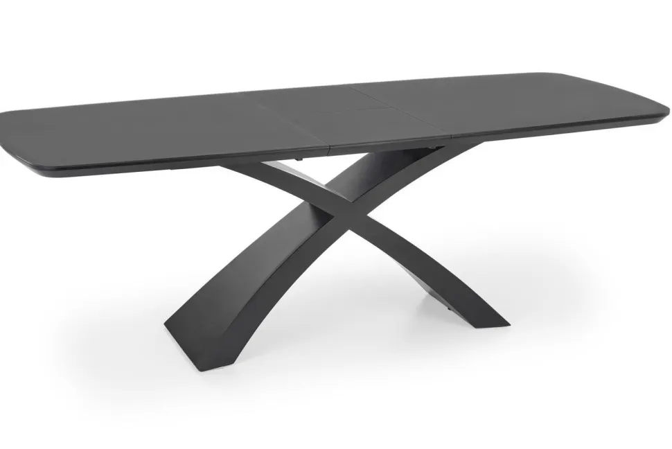 Stół Siles rozkładany szary/czarny