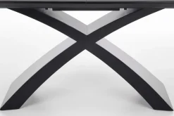 Stół Siles rozkładany szary/czarny