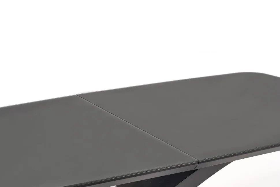 Stół Siles rozkładany szary/czarny