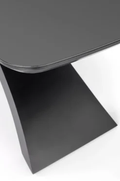 Stół Siles rozkładany szary/czarny