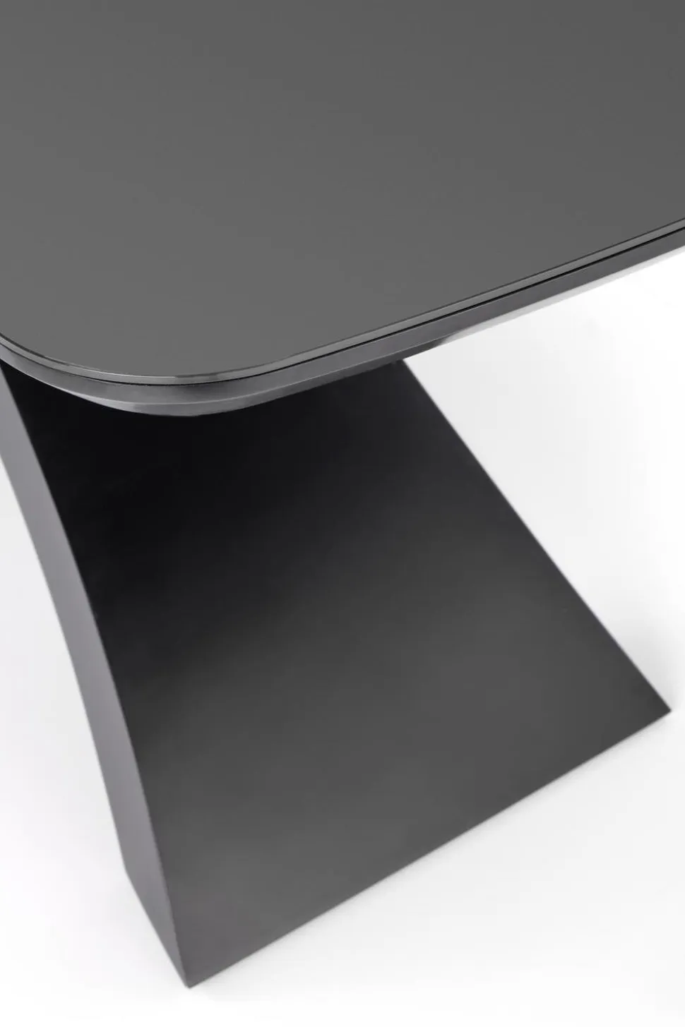 Stół Siles rozkładany szary/czarny