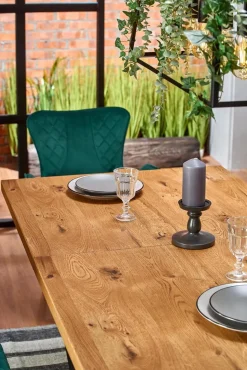 Stół Silva jasny dąb/czarny