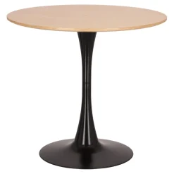 Stół Simplet Skinny dąb/ czarny 80 cm