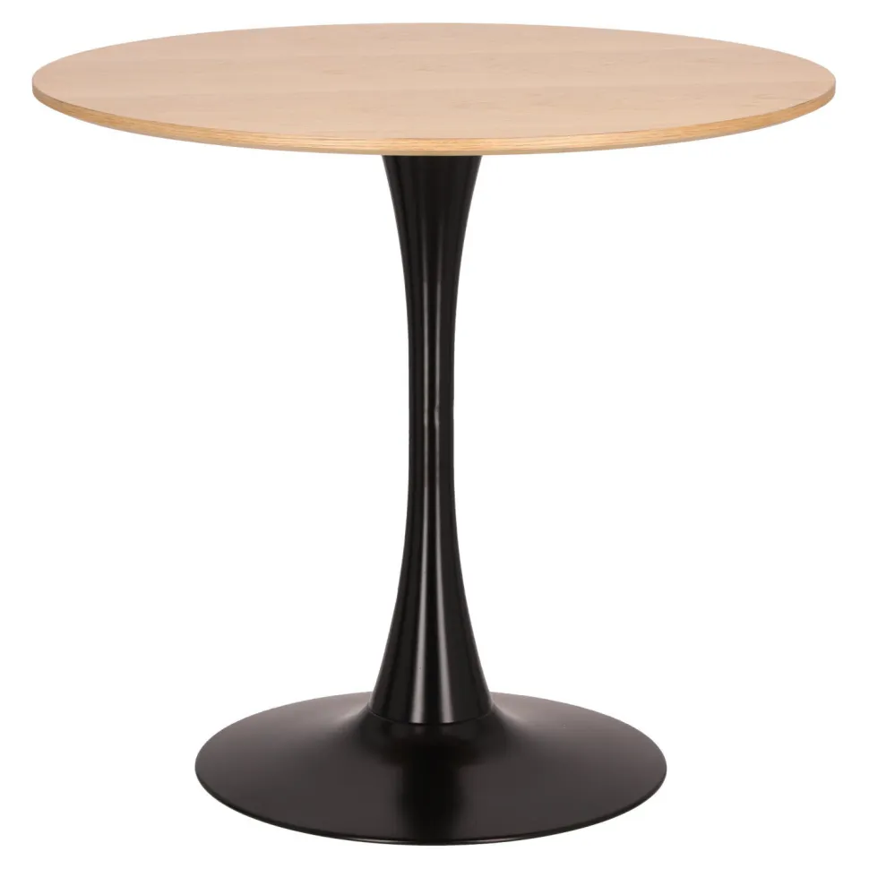 Stół Simplet Skinny dąb/ czarny 80 cm