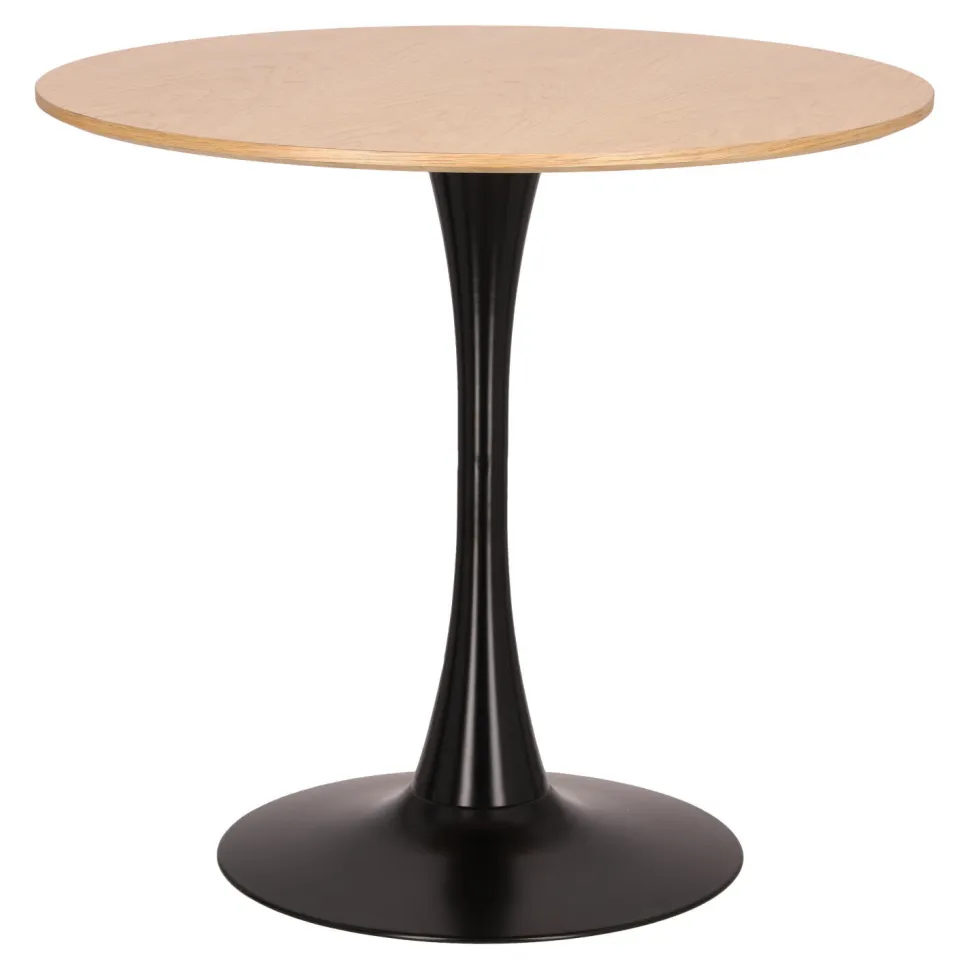 Stół Simplet Skinny dąb/ czarny 80 cm