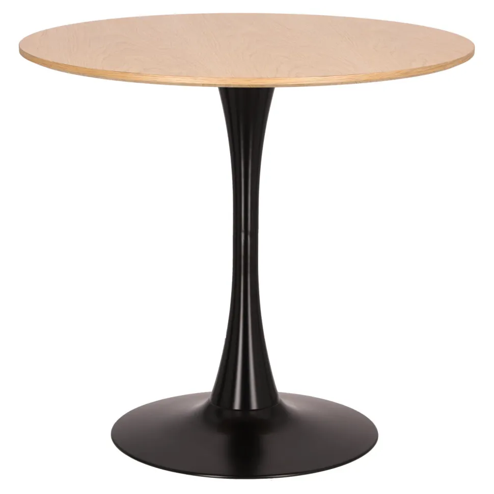 Stół Simplet Skinny dąb/ czarny 80 cm