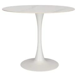 Stół Simplet Skinny Premium Stone White okrągły