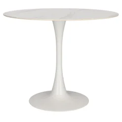 Stół Simplet Skinny Premium Stone White okrągły