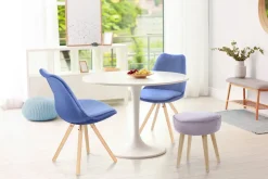 Stół Simplet Skinny White 80cm okrągły