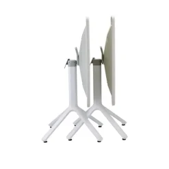 Stół składany Eco z wzorem biały 80 cm