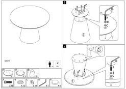 Stół Soleil naturalny 120cm