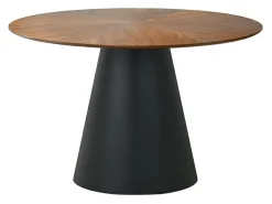 Stół Soleil naturalny/czarny 120cm