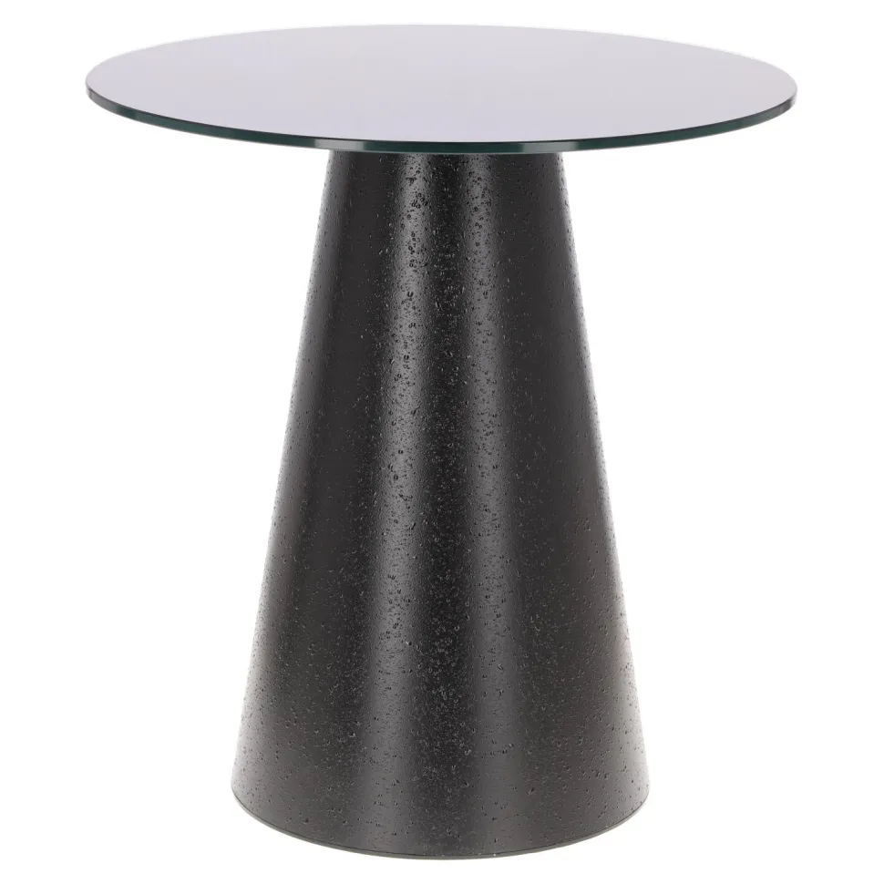 Stół Soleilo okrągły 60cm czarny