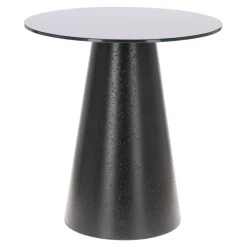 Stół Soleilo okrągły 60cm czarny