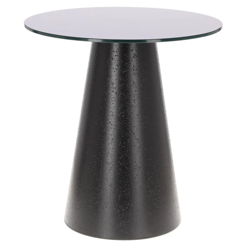 Stół Soleilo okrągły 60cm czarny