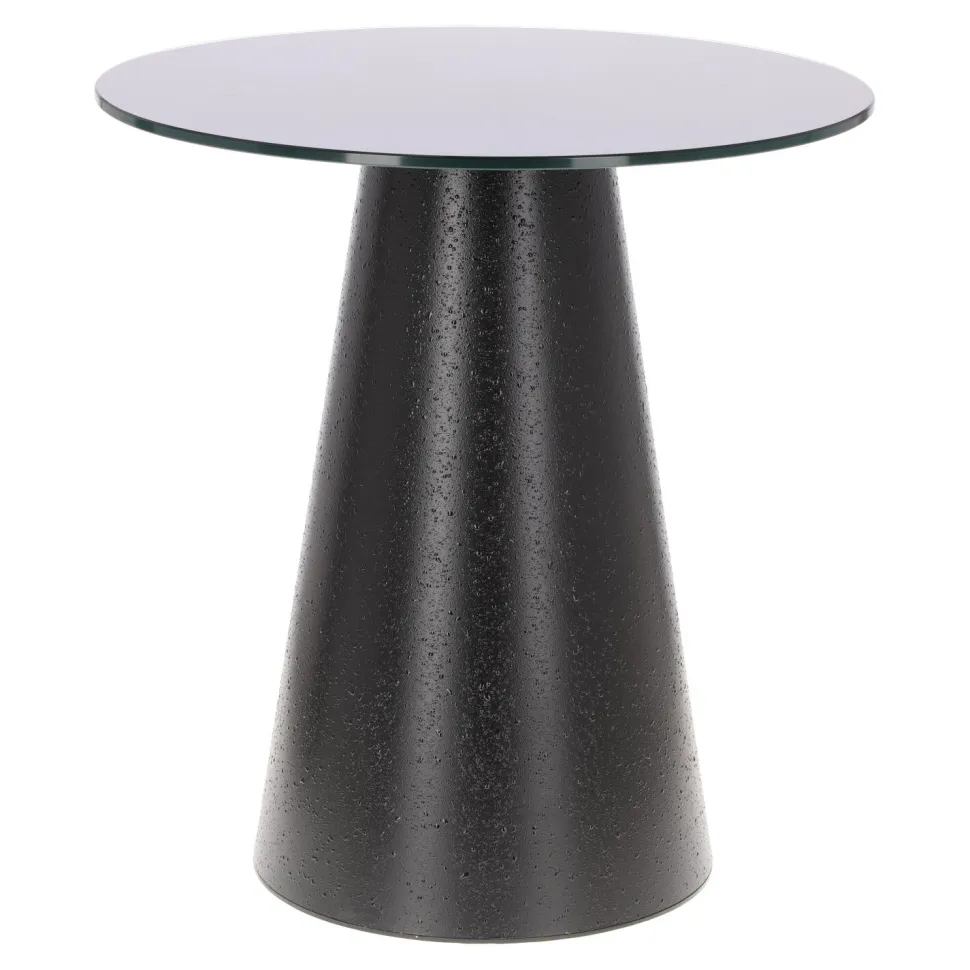 Stół Soleilo okrągły 60cm czarny