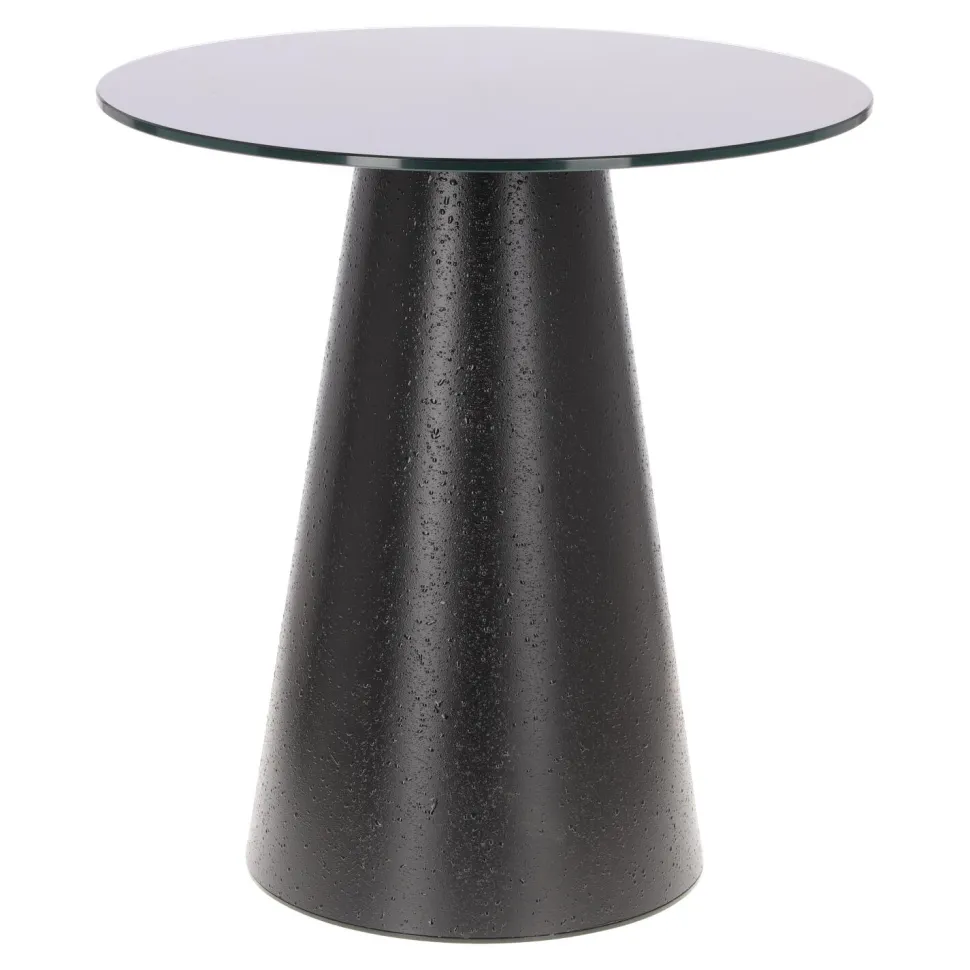 Stół Soleilo okrągły 60cm czarny