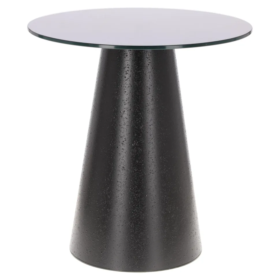 Stół Soleilo okrągły 60cm czarny