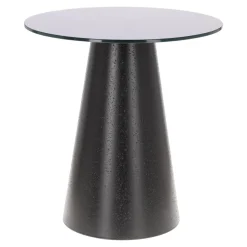 Stół Soleilo okrągły 60cm czarny