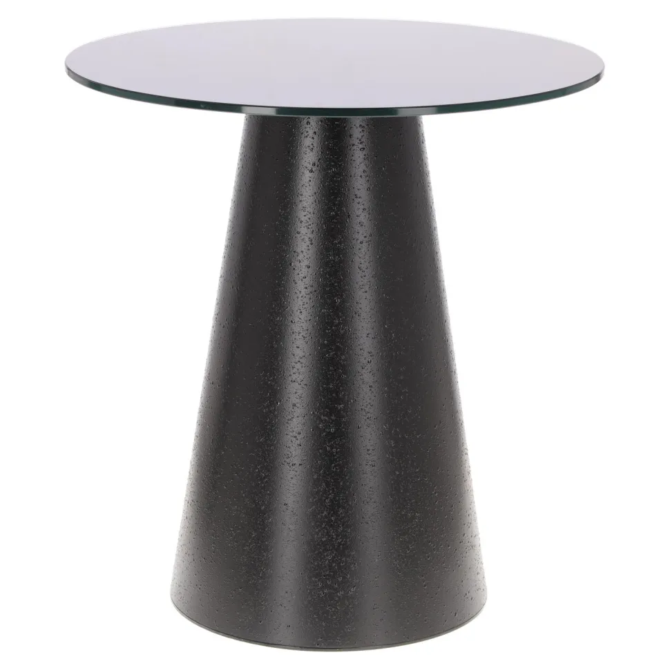 Stół Soleilo okrągły 60cm czarny