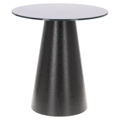 Stół Soleilo okrągły 60cm czarny