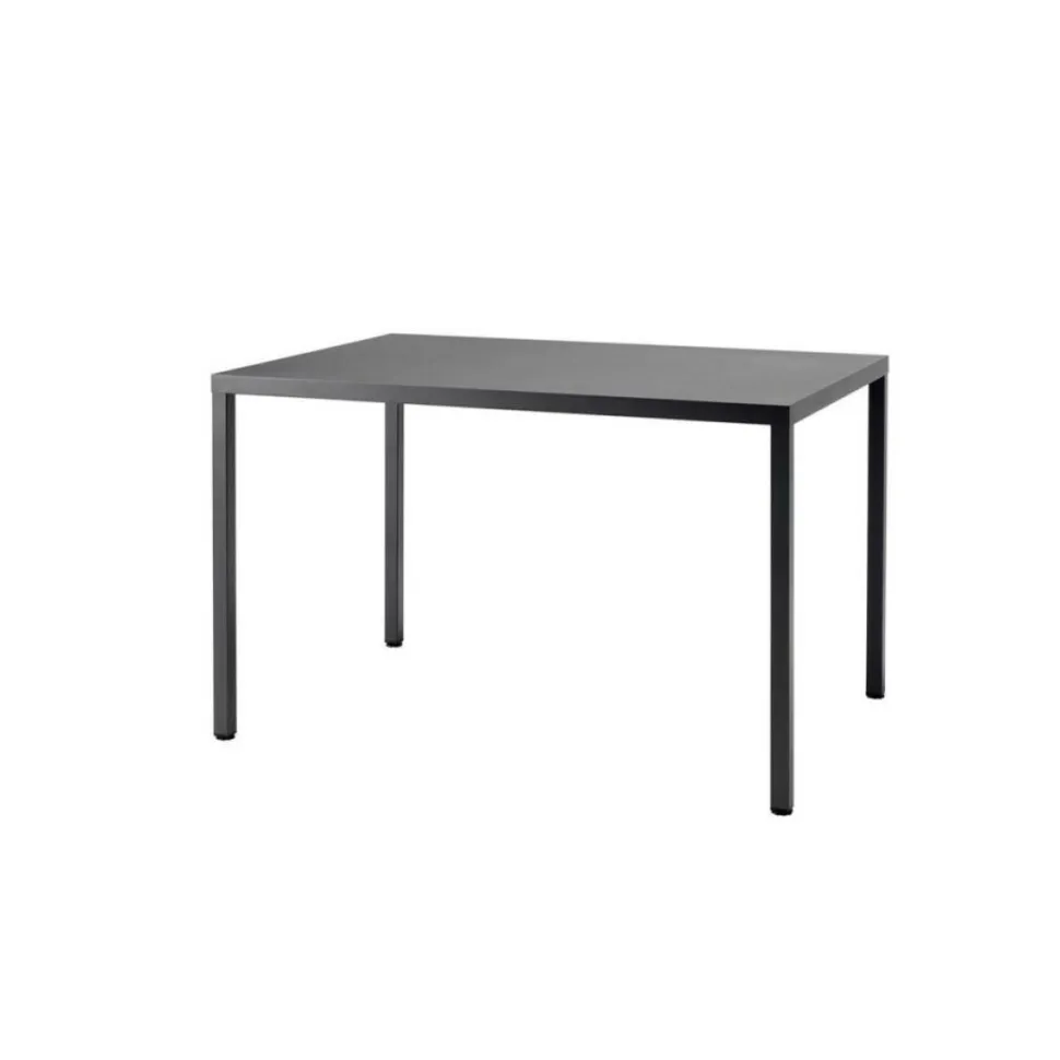 Stół Summer 120x80 cm antracytowy