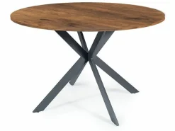 Stół Talizman 90cm orzech/czarny