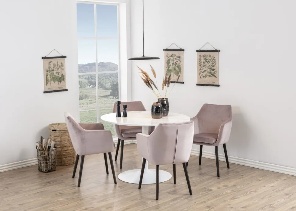 Stół Tarifa biały okrągły