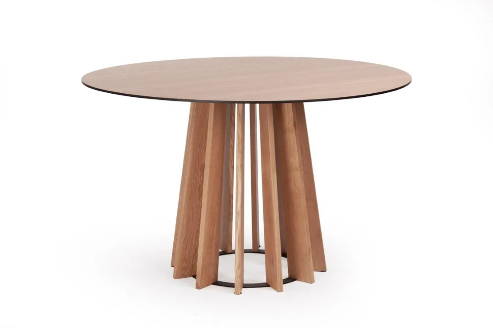 Stół TAVLE dąb naturalny śr. 120 cm