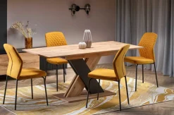 Stół Terol rozkładany dąb wotan/czarny