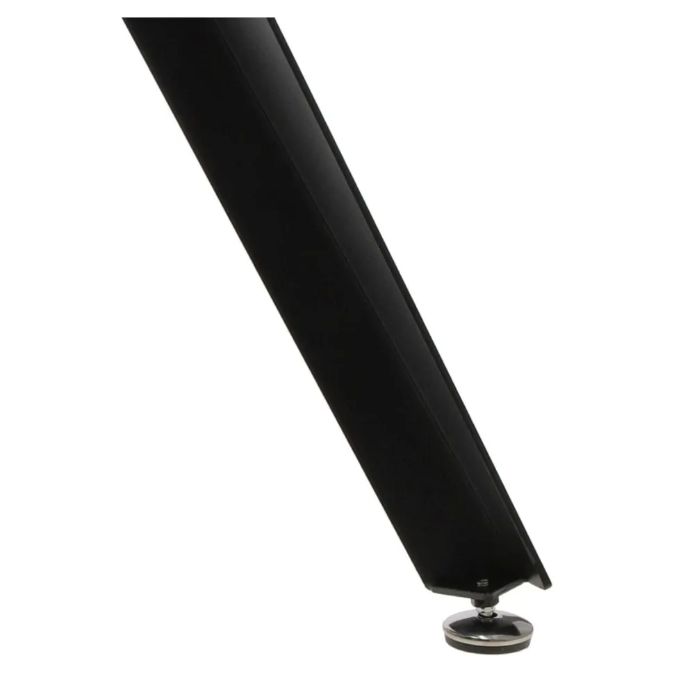 Stół Troy 90cm transparentny/ czarny