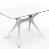 Stół Vela 120x80 biała/biała nowoczesny