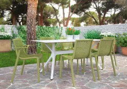 Stół Vela 120x80 biała/biała nowoczesny