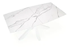 Stół Venores rozkładany biały marmur