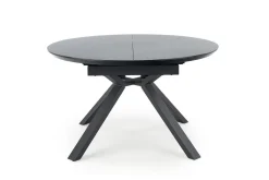 Stół Werro rozkładany, czarny marmur/