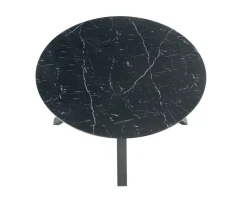 Stół Werro rozkładany, czarny marmur/