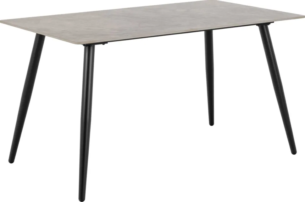 Stół Wicklow 140x80cm polerowana ceramika Batis