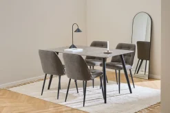 Stół Wicklow 140x80cm polerowana ceramika Batis