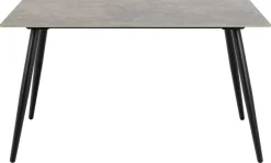 Stół Wicklow 140x80cm polerowana ceramika Batis