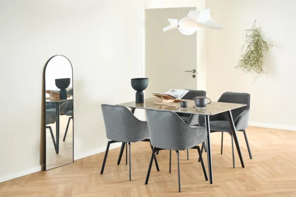 Stół Wicklow 140x80cm polerowana ceramika Aberta