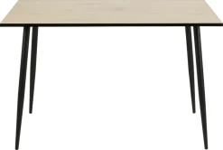 Stół Wilma 80x120 dąb/czarny nowoczesny