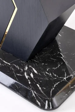 Stół Wireno rozkładany biały marmur/