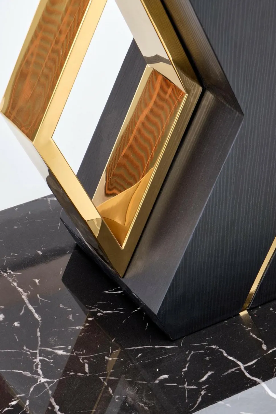 Stół Wireno rozkładany biały marmur/