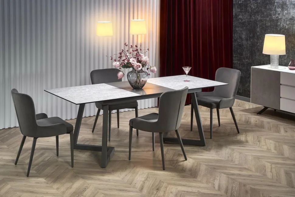 Stół Zitano rozkładany szary