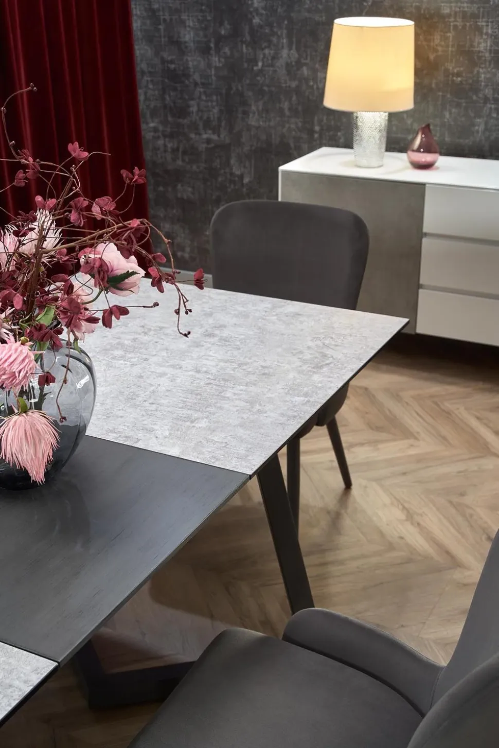 Stół Zitano rozkładany szary