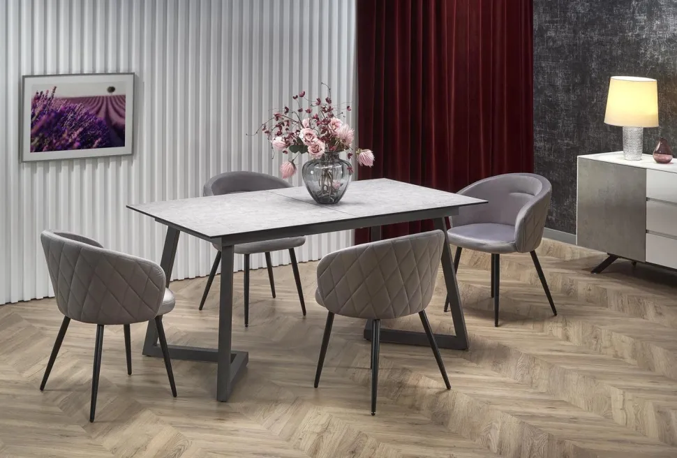 Stół Zitano rozkładany szary